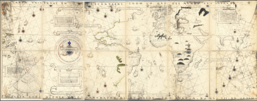 1527年のワイマール地図