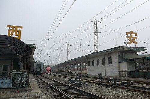 駅の標識