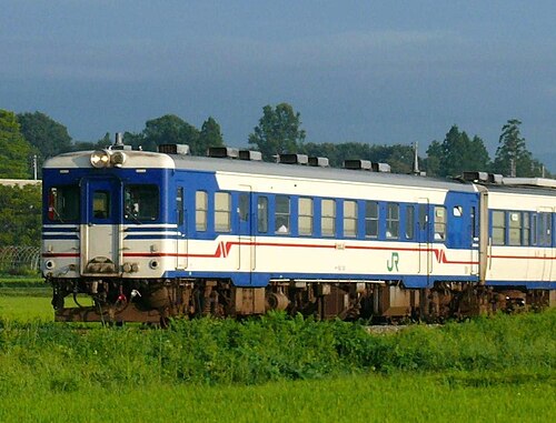 2008年9月、「新潟」塗装のJR東日本キハ52