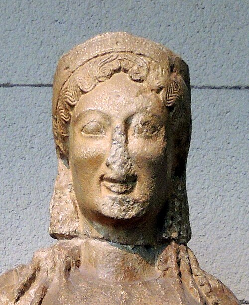 テネアのクーロス、紀元前 560 ～ 550 年、グリプトテーク ミュンヘン