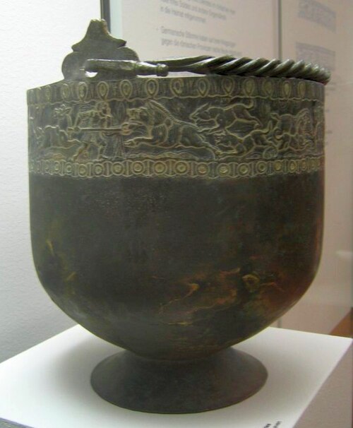 ドイツ出土のローマ時代の青銅製シトゥラ（2～3世紀）
