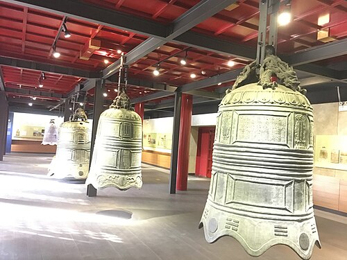 古代鐘博物館の内部