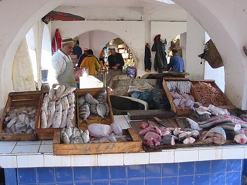 エッサウィラの魚市場