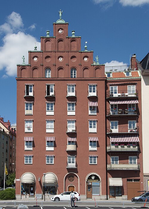 ストックホルムの住宅、1923～24年