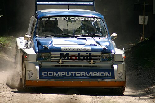 MGメトロ6R4は、1986年の世界ラリー選手権のためにウィリアムズ社によって開発された。