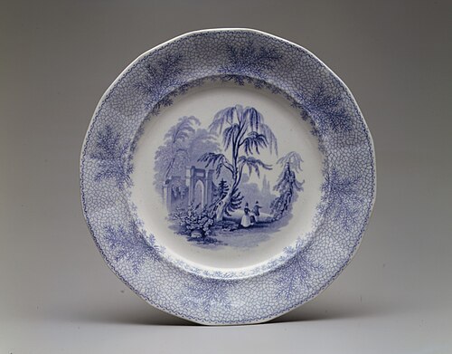 1840年代のアメリカ市場向け皿