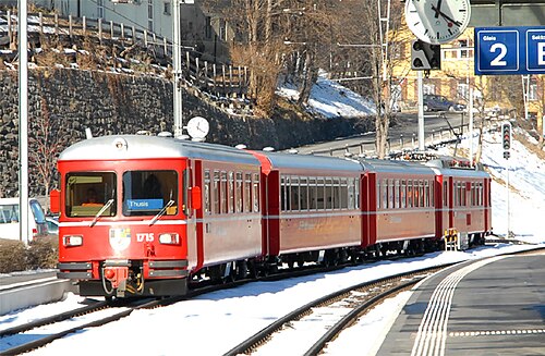 2007 年、Thusis でのクール S-Bahn の構成。