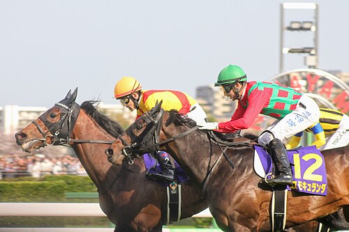 ジャスティン・ミラノが皐月賞で優勝し、コスモ・クランダが2位となった。