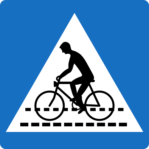 特権的な自転車横断者