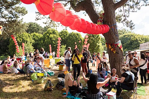 2017年のフェスティバルで導入されたLIMF VIPエリア
