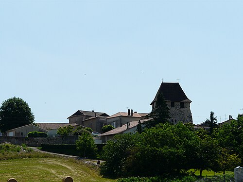 サン＝シュルピス＝ド＝ルーマニャックの全景