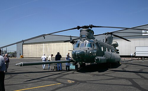 MH-47チヌークはボーイング社で製造された。