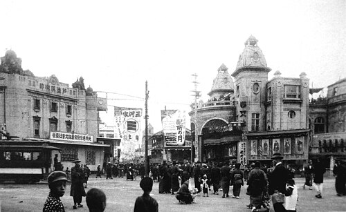 1916年の千日前地区