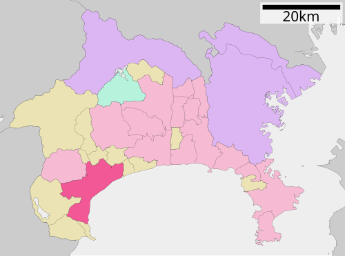 小田原の位置