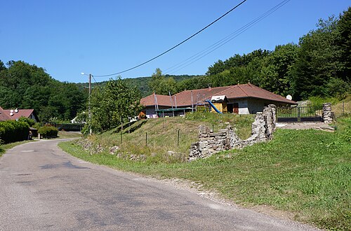 サン・ルイ坑道の跡地。