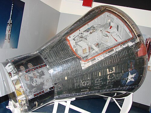 2006年に空軍宇宙ミサイル博物館に展示されたジェミニ2号