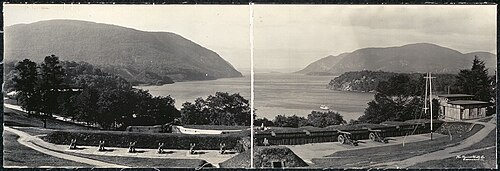 北方向を望む、1909年