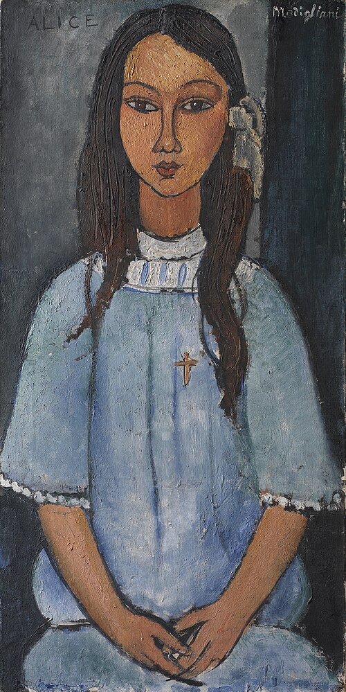アメデオ・モディリアーニ、c. 1918年、アリス