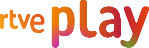 オンラインサービスの1つであるRTVE Playのロゴ。RTVE Playは無料のストリーミングサービスです。