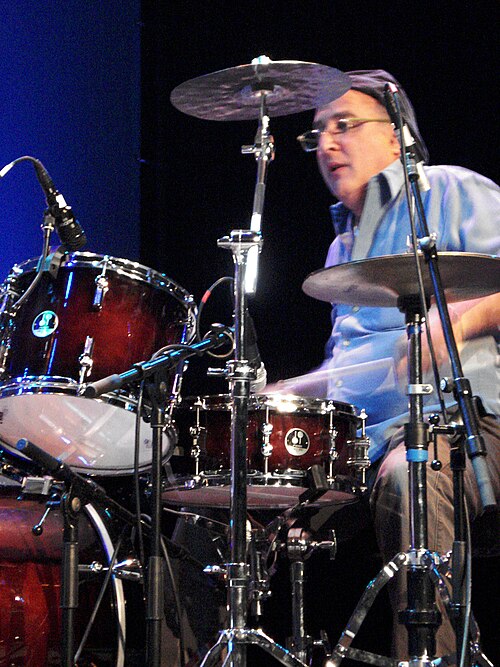 ジム・ピュグリーゼのライブ、2009年ザールフェルデンのジャズ・フェスティバル。撮影：Davide Leonardi。