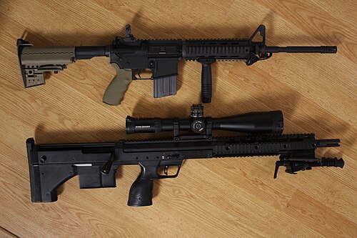 ステルス偵察スカウト .308 と AR-15