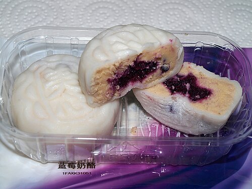 チーズとブルーベリー