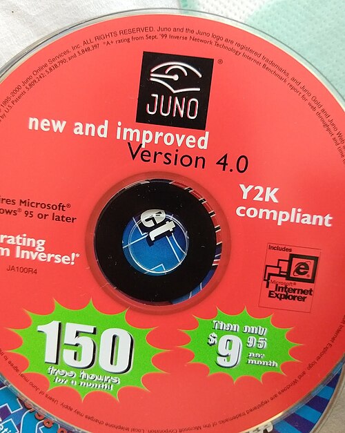 Y2K対応ソフトウェアであることを示すCD