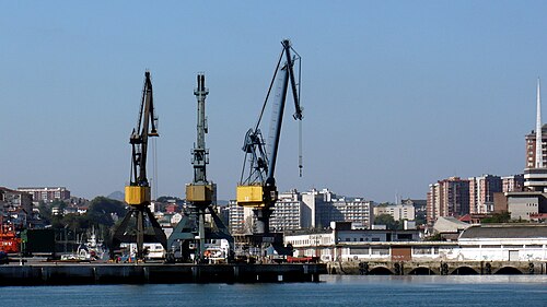 港湾施設。