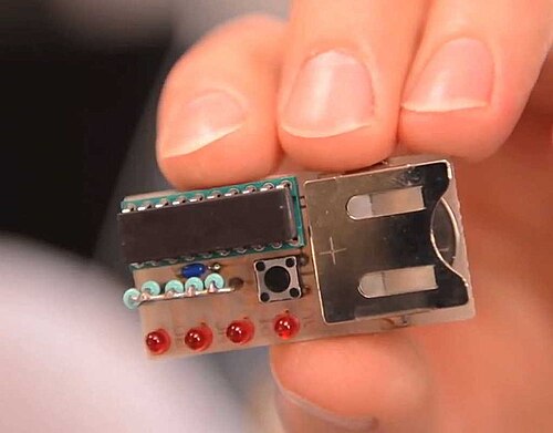 Atmel AVRプロトタイプの前面