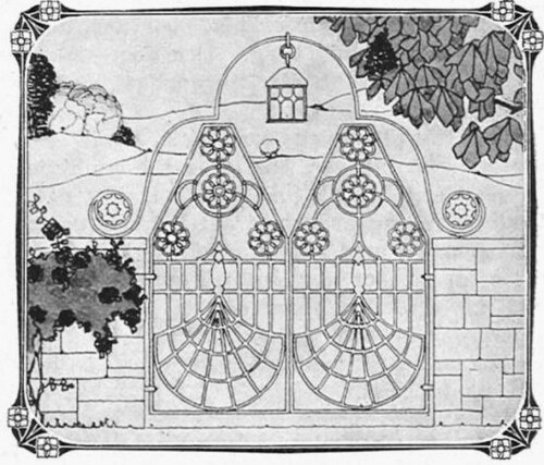 イドゥンの庭の門、1907年