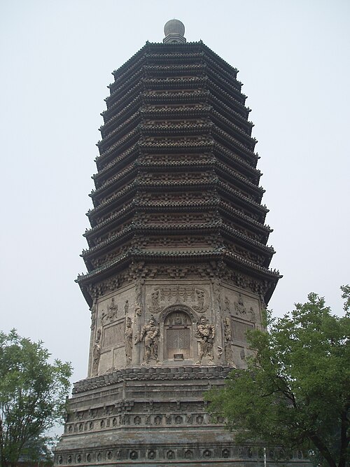 北京の天寧寺の塔、1120年