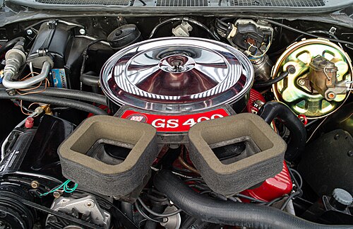 1969年式ビュイック・グランドスポーツ、400立方インチエンジン