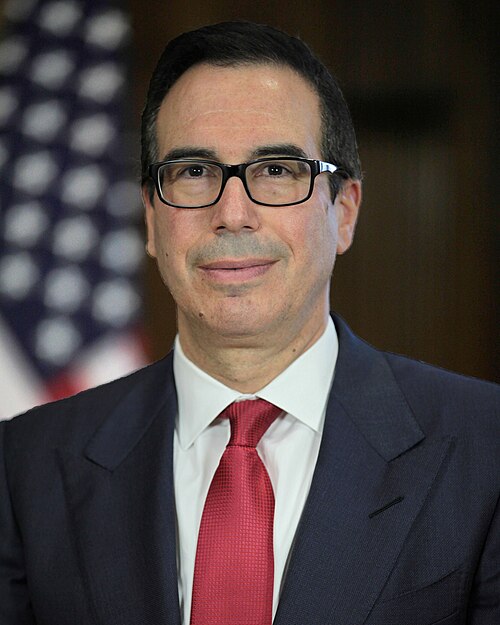 スティーブ・ムニューシン、ドナルド・トランプ前大統領政権下で財務長官を務めた。