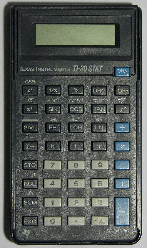 TI-30統計