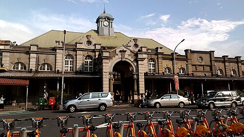 新竹市の新竹駅 (1913 年)