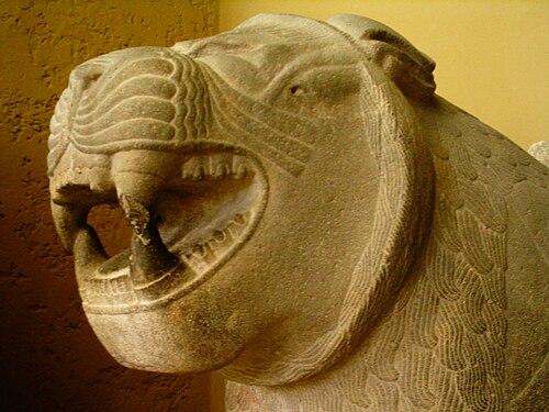 ペルガモン博物館に所蔵されているサマールのライオン