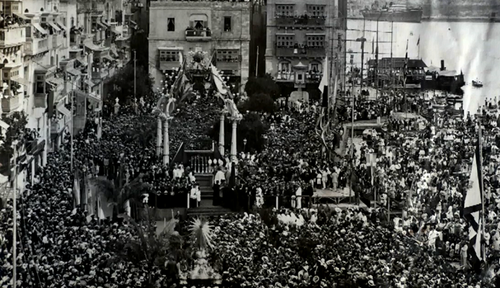 1910年代のイスラ島での教区の祝祭、リチャード・エリス作