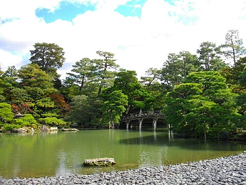 京都御所の庭園を再現