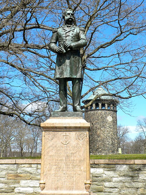 サミュエル・フランシス・デュポン提督（1884年）、デラウェア州ウィルミントン、ロックフォードパーク。