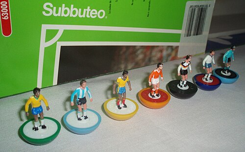 Subbuteo パッケージの Subbuteo モデル プレーヤー