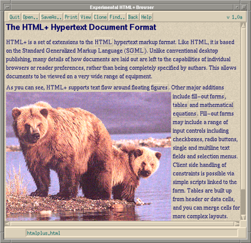 HTML+ドキュメントがレンダリングされました