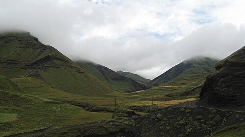 アグルスキー地区の山々