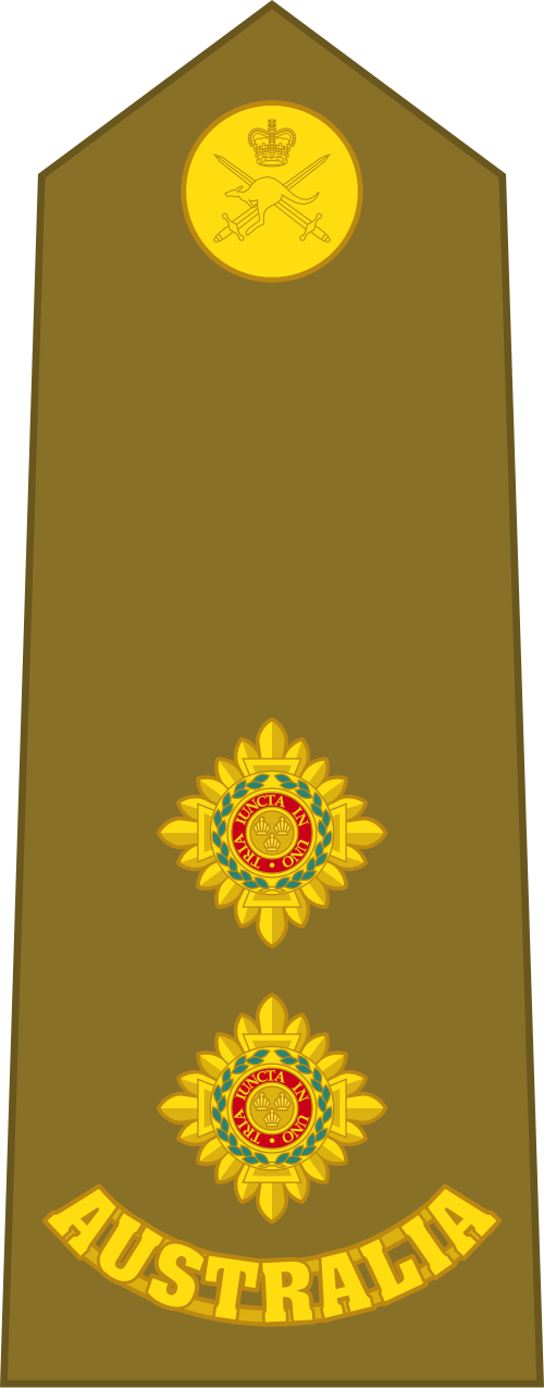 中尉（オーストラリア陸軍）