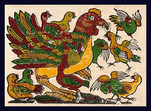 幸運の願い：Gà đàn（鶏）