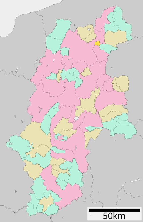 長野県小布施町の位置