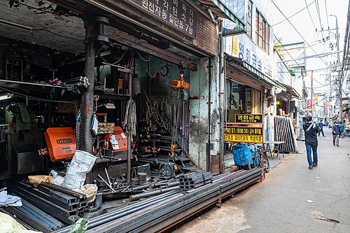 金属切削工場