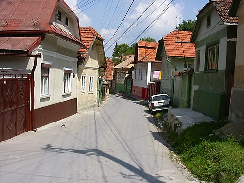 シュチェイ・ブラショヴルイ、かつてブルガリア人が居住していた中世ブラショフ地区（クロンシュタット）