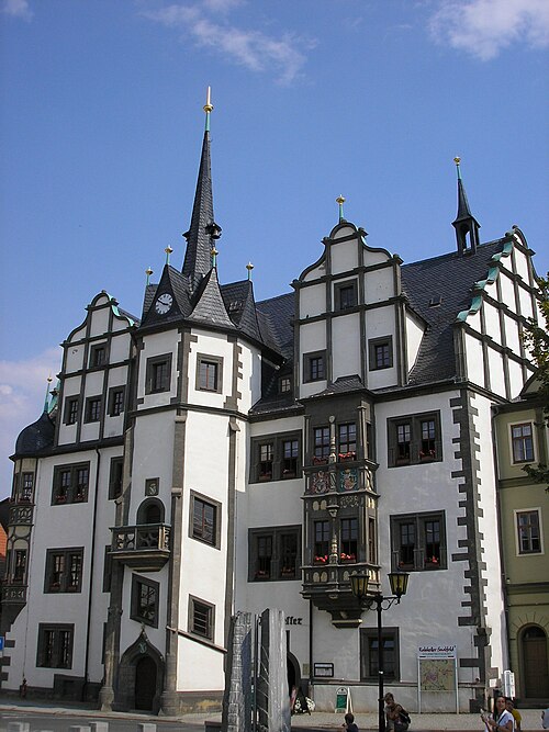 Townhall in Saalfeld, Thuringia