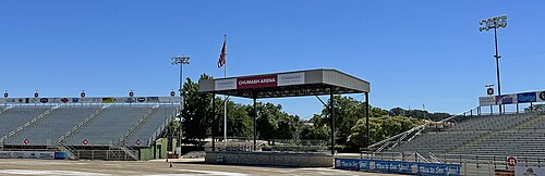 パソ ロブレス イベント センター内のチュマシュ アリーナは 2023 年 7 月に撮影されました。