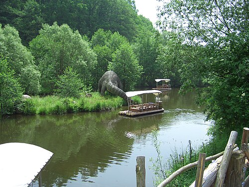 Urzeit Floßfahrt — Freizeitpark Plohn。